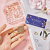 SUNNYCLUE 60Pcs 2 Colors Brass Bead Frame KK-SC0004-57-3