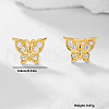 S925 Sterling Silver Clear Cubic Zirconia Stud Earrings GS0771-2-2