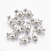 Tibetan Style Alloy Beads TIBEB-R035-AS-LF-1