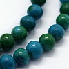 Synthetic Chrysocolla Beads Strands G-I199-34-8mm-3