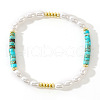 Bohemian Style Natural Turquorise Beads Stretch Bracelets for Women CJ8738-1