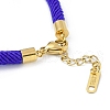 Ion Plating(IP) 304 Stainless Steel ID Bracelets for Women BJEW-K254-20G-04-3
