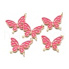 Brass Micro Pave Clear Cubic Zirconia Pendants ZIRC-I046-13A-1