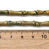 Natural Verdite Stone Beads Strands G-L624-G08-12x5mm-5