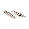Brass Micro Pave Cubic Zirconia Charms ZIRC-L096-01P-2