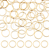 DICOSMETIC 50Pcs 201 Stainless Steel Linking Rings STAS-DC0015-15-1