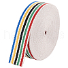 BENECREAT 10 Yards Candy Color Polycotton Ribbon OCOR-BC0006-96B-1