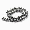 Electroplated Natural Quartz Crystal Beads Strands G-K285-07-8mm-01-2