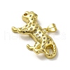 Rack Plating Brass Micro Pave Cubic Zirconia Pendants KK-A210-03A-G-2