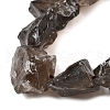 Natural Smoky Quartz Beads Strands G-S386-C08-4