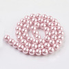 Eco-Friendly Glass Pearl Beads Strands HY-A008-8mm-RB109-2