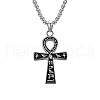 Egyptian Ankh Cross 304 Stainless Steel Pendant Necklaces FS-WGB3CB3-01-2