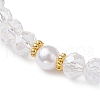 Glass Beads Stretch Bracelets for Women BJEW-JB11866-02-4