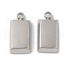 304 Stainless Steel Pendants STAS-L022-135P-1