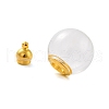 Glass Bottle Pendants GLAA-K056-08G-3