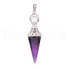 Natural Amethyst Pendants PW-WG6405D-04-1
