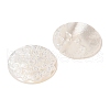 Natural White Shell Cabochons SSHEL-C012-12-2