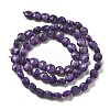 Natural Sesame Jasper Imitation Charoite Beads Strands G-C179-A6mm-14-4