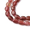 Natural Strawberry Quartz Beads Strands G-Z006-A38-4