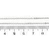Brass Rolo Chains Necklaces for Women NJEW-D302-43P-5