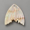 Grandient Color Opaque Resin Pendants RESI-WH0026-74I-2