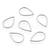 Non-Tarnish 201 Stainless Steel Linking Rings STAS-N090-T07-1-2