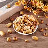 ANATTASOUL 3 Styles Wood Beads WOOD-AN0001-02-7
