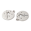 Non-Tarnish 201 Stainless Steel Pendants STAS-A084-06P-2