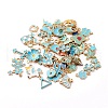 Alloy Enamel Pendants ENAM-YW0001-19-3