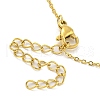 304 Stainless Steel Pendant Necklaces NJEW-M099-01D-G-3