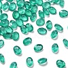 Faceted Natural Green Onyx Agate(Dyed & Heated) Cabochons G-I295-05C-16B-04-1