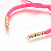 Nylon Cord Braided Bead Bracelets Making BJEW-F360-F11-2