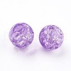 Transparent Crackle Acrylic Beads X-MACR-E025-24-10mm-3