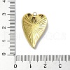 Ion Plating(IP) 304 Stainless Steel Pendants STAS-B058-16G-01-3
