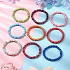 9Pcs Synthetic Imperial Jasper Rondelle Beads Stretch Bracelets BJEW-JB11386-1