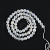 Plating Natural Selenite Beads Strands G-G120-A01-03-3