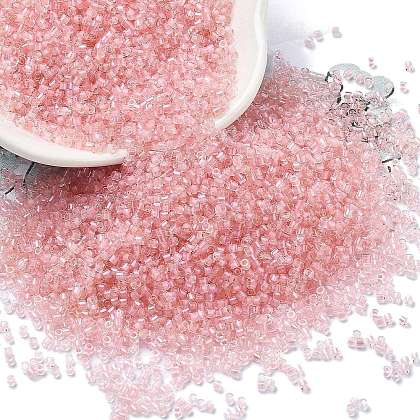 Transparent Inside Colours Glass Seed Beads X1-SEED-H003-04F-1