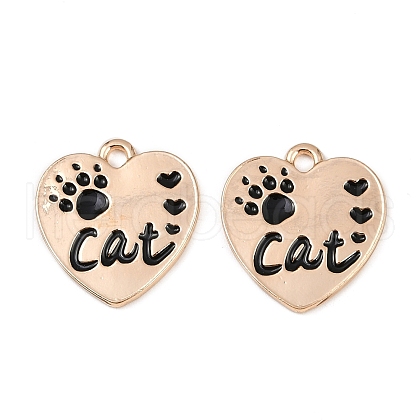 Alloy Enamel Pendants FIND-C068-01KCG-1