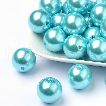 ABS Plastic Imitation Pearl Round Beads SACR-S074-20mm-A33-1