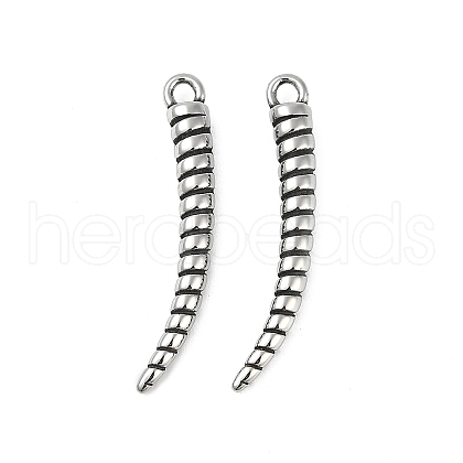 316 Surgical Stainless Steel Pendants STAS-G349-35AS-1-1