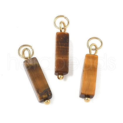 Natural Tiger Eye Pendants STAS-R165-01G-1