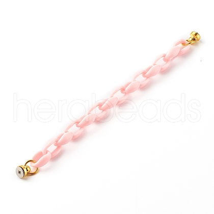 Acrylic Cable Chain Phone Case Chain HJEW-JM00494-04-1