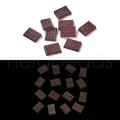 Luminous Resin Decoden Cabochons RESI-K036-07G-1