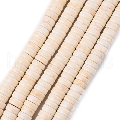 Synthetic Turquoise Beads Strands X-TURQ-G110-6x3mm-11-1