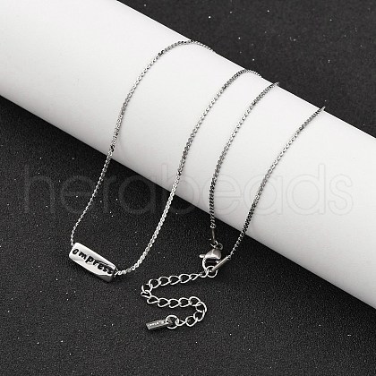 304 Stainless Steel Serpentine Chain Necklaces NJEW-K255-33P-1
