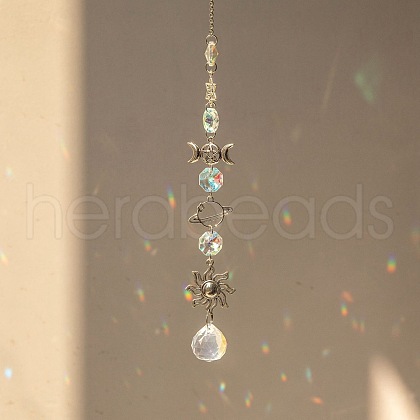 Glass Hanging Ornaments PW-WG59361-04-1