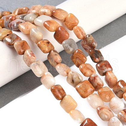Natural Crazy Lace Agate Beads Strands G-M435-A04-01-1