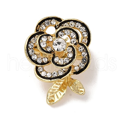 Zinc Alloy Rhinestone  Lapel Pins for Backpack Clothes JEWB-D305-02D-G-1