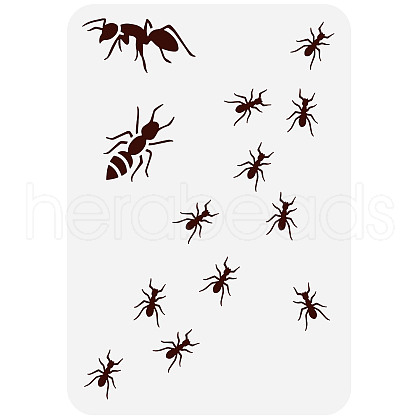 Plastic Drawing Painting Stencils Templates DIY-WH0396-0136-1