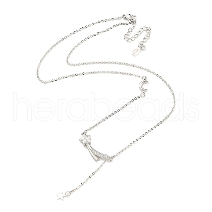 Brass Cable Chain Necklaces NJEW-Z037-03P-1